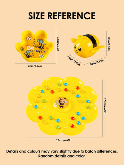 Little Bumblebee Multifunctional Board Game — Educational Puzzle & Fishing Toy, Interactive Family Game for Kids, Christmas Gift