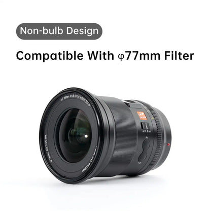 Viltrox AF 16mm F1.8 FE Lens – Full Frame Wide-Angle Fisheye for Sony E ZVE10, A7IV, A7SIII Mirrorless Cameras