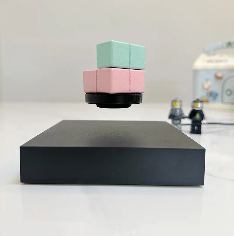 Magnetic Levitation Handheld Display – Creative Advertising Ornament Featuring Wukong Black Myth Doll & Glasses