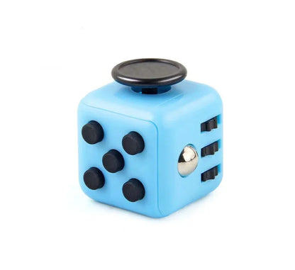 Creative Solid Color Fidget Dice – Handheld Stress Relief Toy for Kids & Adults, Anxiety & Autism Aid