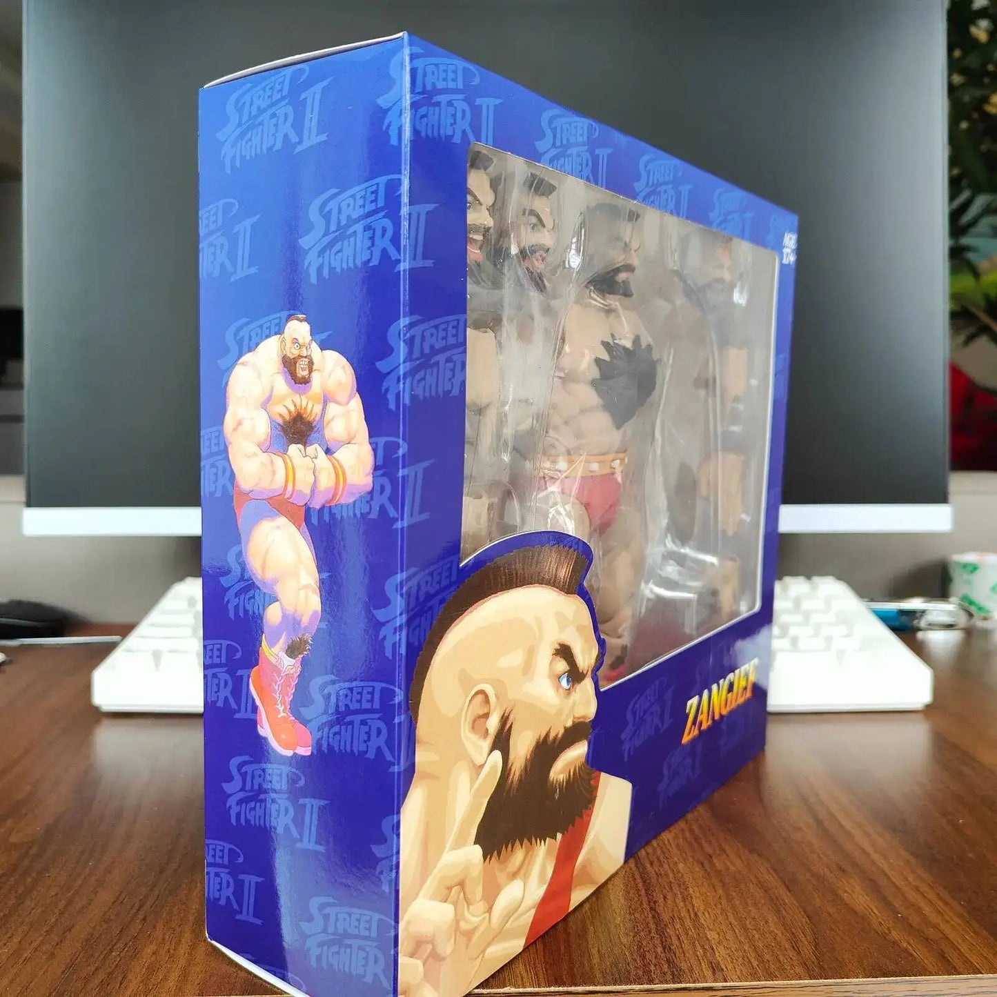 Street Fighter Action Storm Zangief Figure — ST Collection Movable Model Toy from The Final Challengers Series