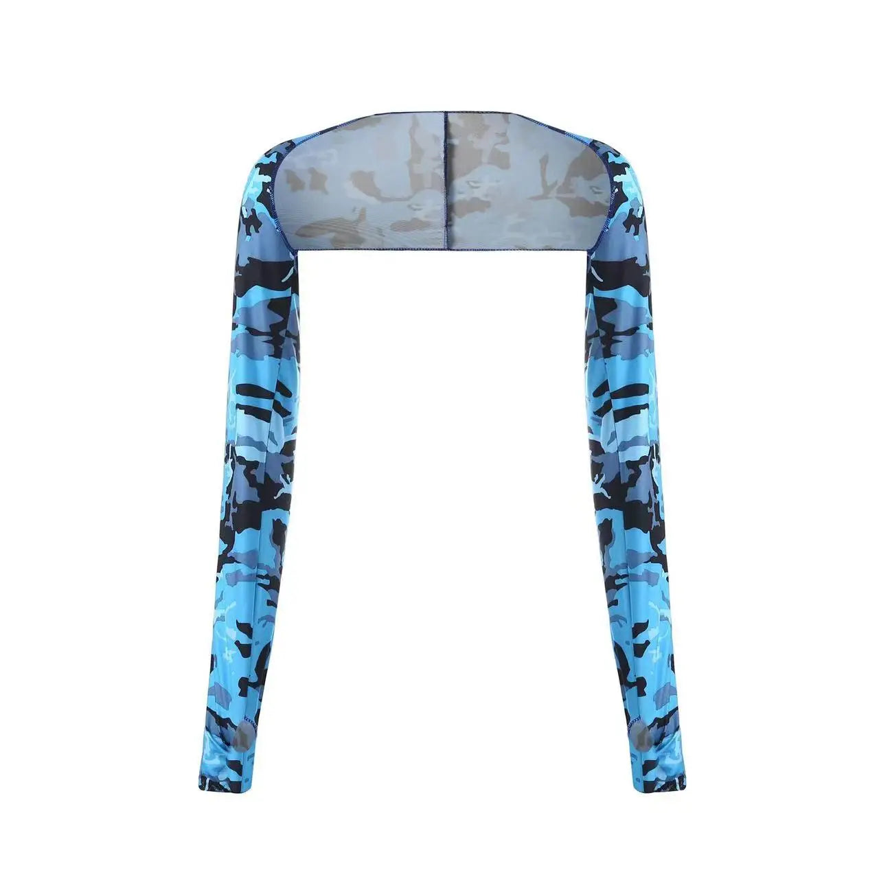 Ultra-Thin Ice Silk Arm Sleeves – UV Protection Breathable Long Sun Gloves for Outdoor Sports