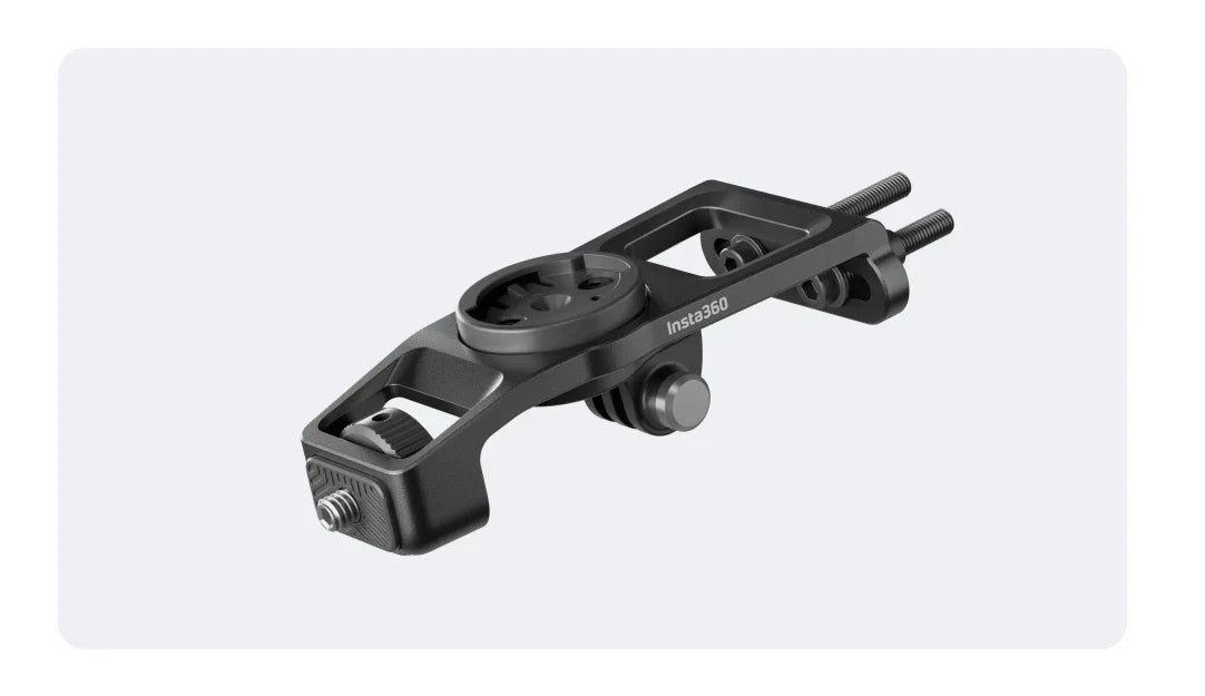 Original Bike Computer Mount for Insta360 X5/X4/X3/ACE – Aluminum Handlebar Clamp Bracket