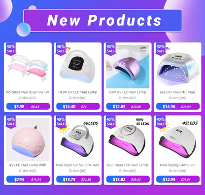 Portable 6W UV LED Nail Dryer – Manicure Lamp for Gel Nail Polish & Nail Art, Home Use