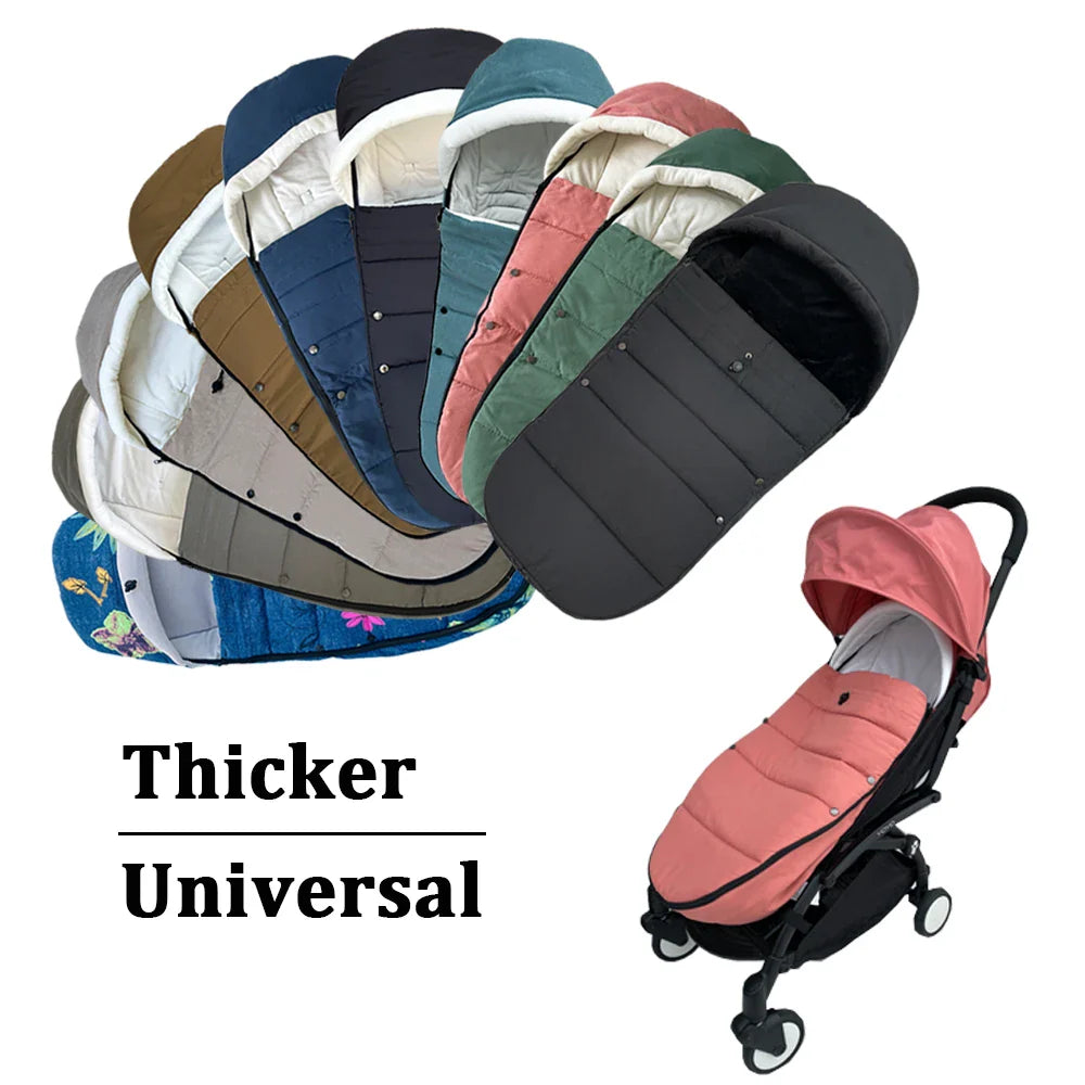 Universal Stroller Footmuff – Windproof, Waterproof & Thermal Warm, Compatible with YOYO & Bugaboo Strollers