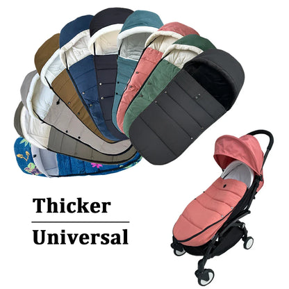 Universal Stroller Footmuff – Windproof, Waterproof & Thermal Warm, Compatible with YOYO & Bugaboo Strollers