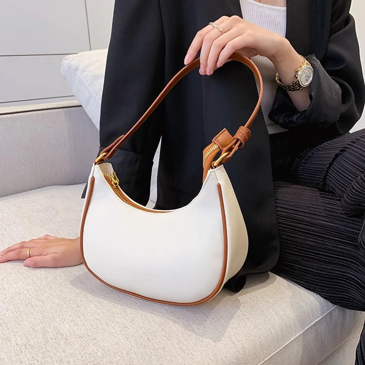 Small Armpit Bag for Women – 2024 New Fashion, French Niche High-End Shoulder Bag, Trendy & All-Match Style