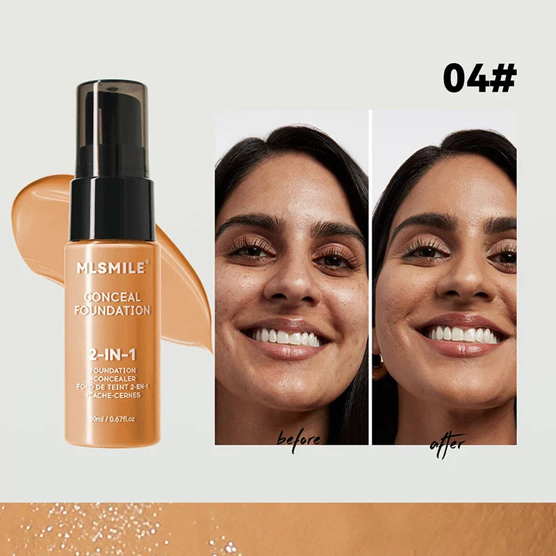 Oil-Control Matte Face Foundation Cream – Waterproof Full Coverage BBCream for Professional Makeup