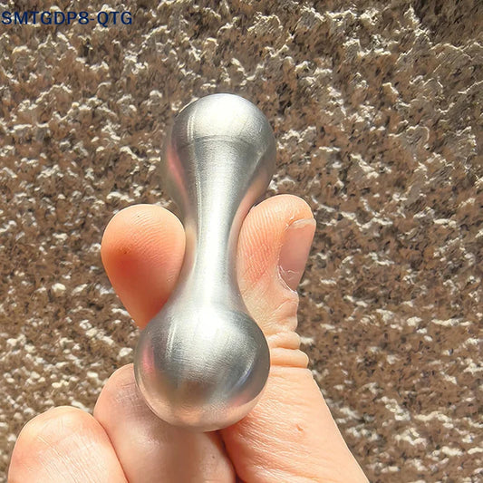 Stainless Steel Knucklebone Fidget Toy - Rotating Fingertip Stress Relief EDC Decompression Toy