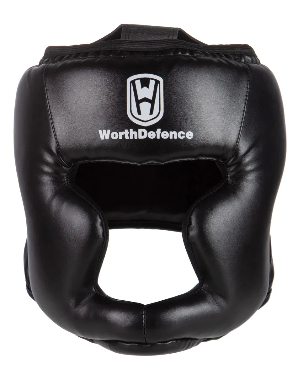 WOSWEIR Kickboxing Helmet – PU Protective Gear for Karate, Muay Thai, MMA, Sanda & Boxing – Adult & Kid Training Equipment