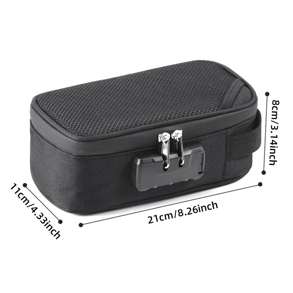 FIREDOG Large-Capacity Smell-Proof Bag – Lockable Activated Carbon Deodorant Portable Pipe Storage Bag