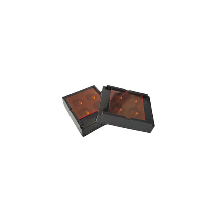 Dental Resin Shade Light Box Storage Case – Composite Veneer & Denture Shade Organizer Tool with Protective Hood Box