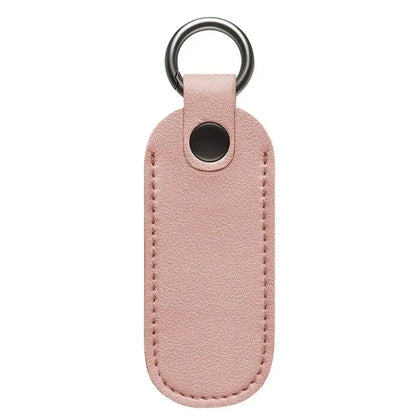 Leather USB Flash Drive Pouch — Protective Storage Case with Key Ring for U Disk, Memory Stick, and Digital Accessories