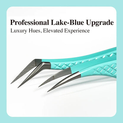 DIYDAY Anti-Slip Tweezers — High-Density Fiber Tip for Eyelash Extensions & Eyebrow Precision Beauty Tools