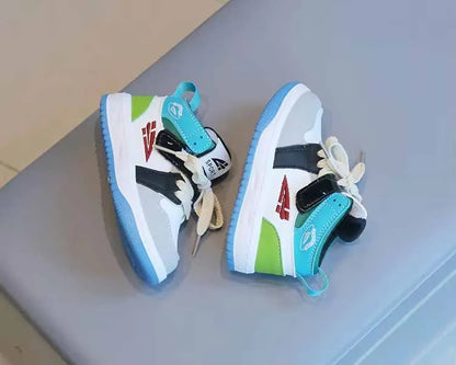 Baby & Kids Spring Autumn White Sneakers — Soft Sole Anti-Slip Casual Sport Shoes for Toddlers
