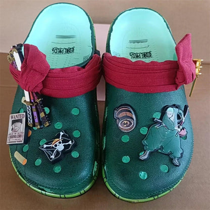 Unisex Cartoon Cave Shoes - Breathable Non-Slip Thick Sole Beach Sandals for Men & Women