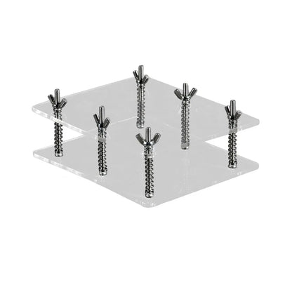 Transparent Card Flattening Tool - Stainless Steel No-Damage Card Press & Repair Device