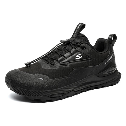 HOBIBEAR Hiking & Walking Shoes — Men’s & Women’s Non-Slip Elastic Band Sneakers, Comfortable Outdoor Running Shoes