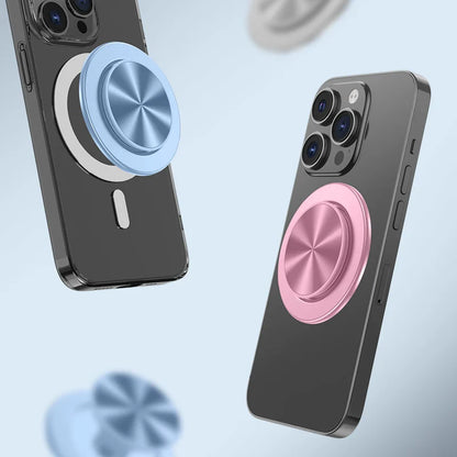 Socket Magnetic Phone Ring Grip - Strong Magnet Holder for iPhone 15, 14, 13, 12 Series, Foldable Phone Stand