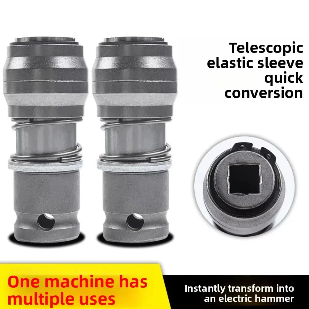 High Power Electric Hammer Conversion Adapter – Lightweight Square Interface Converter Tool for Impact Drill & Construction Use