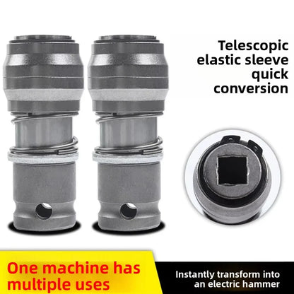 High Power Electric Hammer Conversion Adapter – Lightweight Square Interface Converter Tool for Impact Drill & Construction Use