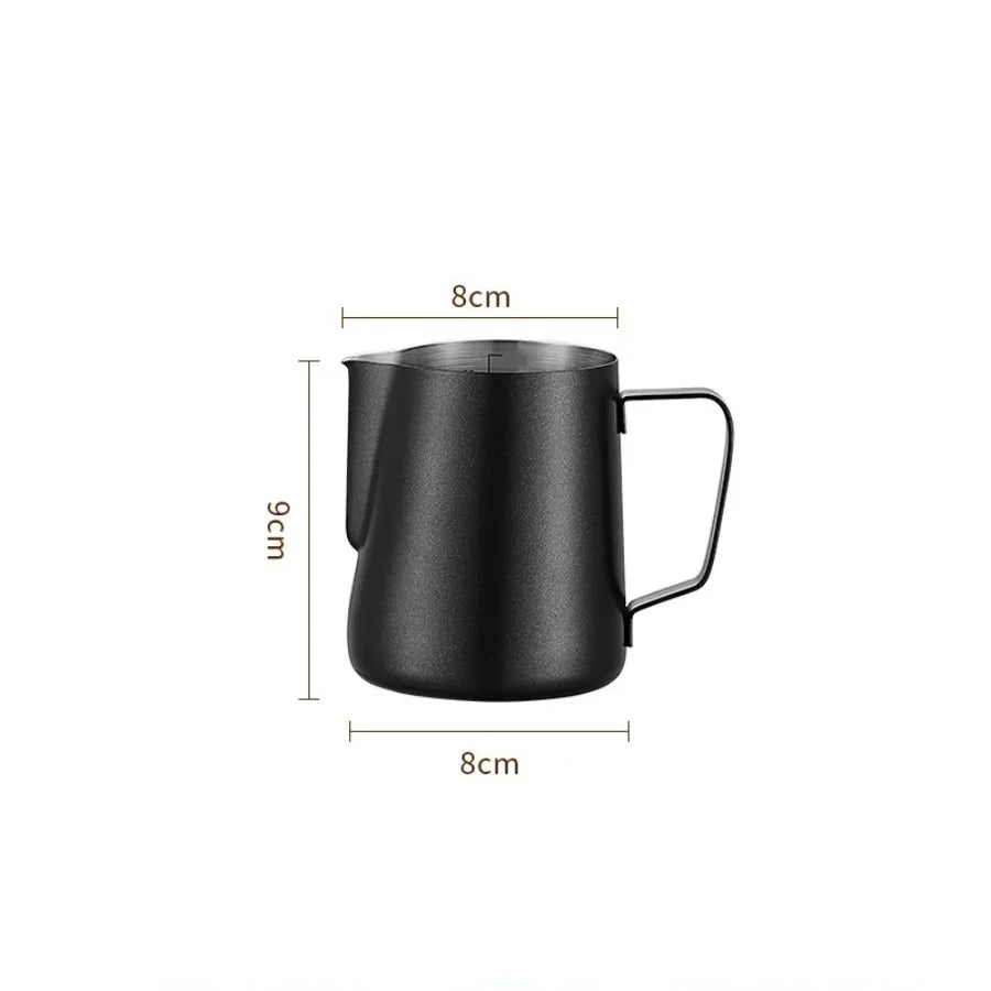 350/600ML Stainless Steel Milk Frothing Pitcher – Precision Scale Latte Jug for Coffee, Barista & Professional Cafe Use