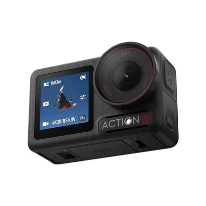 DJI Osmo Action 5 Pro – 4K Camera with 1/1.3" Sensor, 4-Hour Battery, 360° HorizonSteady & Robust Stabilization