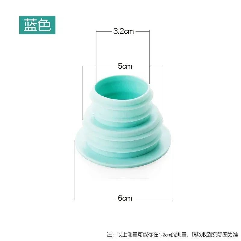 2PCS Bathroom & Kitchen Floor Drain Seal – Anti-Odor Pipe Washer & Sealing Plug