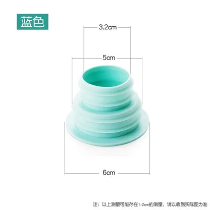 2PCS Bathroom & Kitchen Floor Drain Seal – Anti-Odor Pipe Washer & Sealing Plug