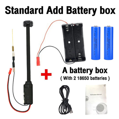 Mini WiFi Security Camera — 4K/1080P HD Wireless Night Vision Camcorder with Voice and Video Surveillance