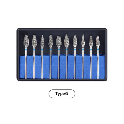 DENTAL Carbide Drills Kit - 2.35mm HP, Autoclavable at 135°C, for Universal Grinding, Removing & Polishing