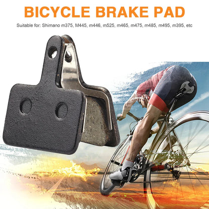 MTB and Road Bike Disc Brake Pads for SHIMANO M375 M445 M446 – Resin and Semi-Metallic, Available in 5/10/15/20/25/30 Pairs