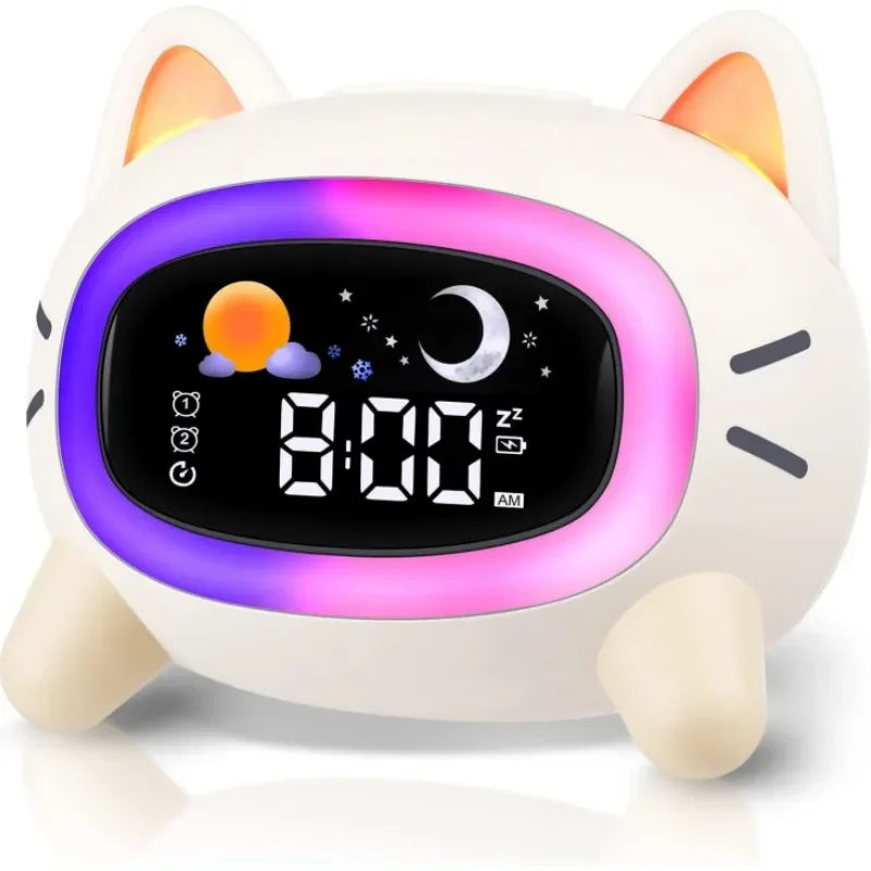Kids Alarm Clock – OK to Wake Sleep Training Clock with Sound Machine, Birthday Gift for Boys & Girls