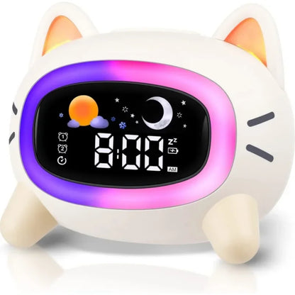 Kids Alarm Clock – OK to Wake Sleep Training Clock with Sound Machine, Birthday Gift for Boys & Girls