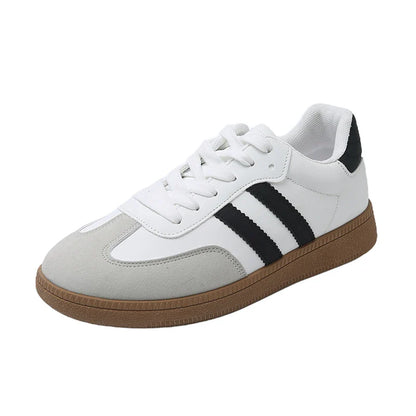 Women’s Casual Lace-Up Shoes | Lightweight Anti-Slip Flat Sneakers for Outdoor Walking