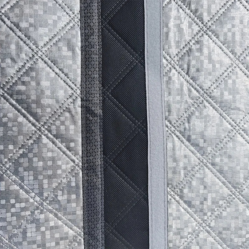 Side Zipper Cotton Curtain – Double-Layer Thickened, Windproof and Cold-Resistant Household Curtain, Customizable