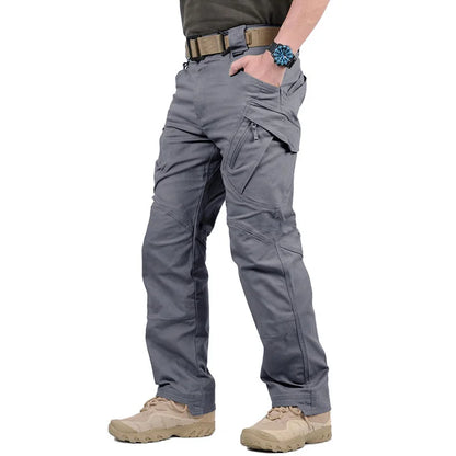 Men's Tactical Cargo Pants — Outdoor Hiking, Trekking & Military Multi-Pocket Jogger Trousers