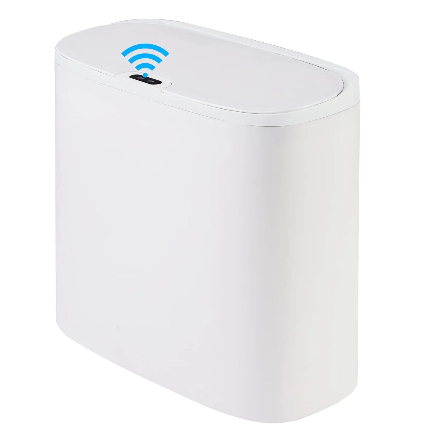 Automatic Touchless Bathroom Trash Can – Motion Sensor Waterproof Slim Garbage Bin for Kitchen & Bedroom