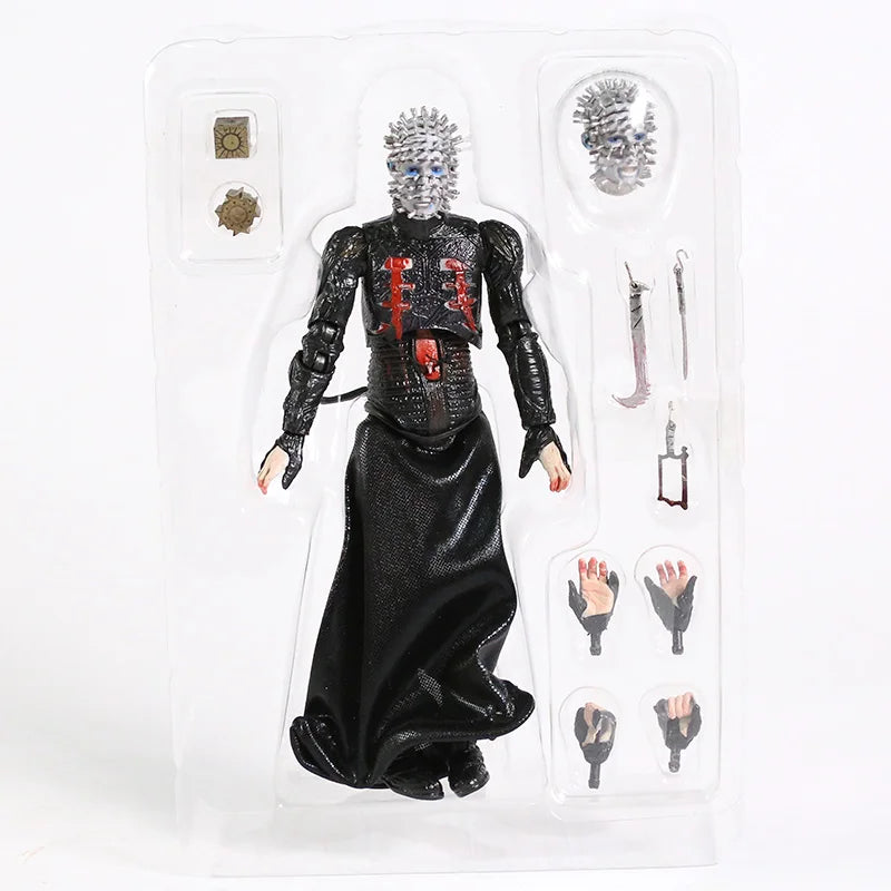 NECA Hellraiser Pinhead 7” Ultimate Action Figure – Horror Collectible Movie Figure Statue Toy