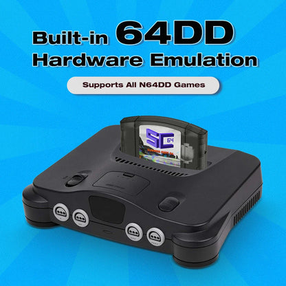 EPICJO SummerCart 64 Open Source N64 Game Card – 700+ Games & 64DD Compatibility, Includes Free 16GB SD Card for Nintendo 64