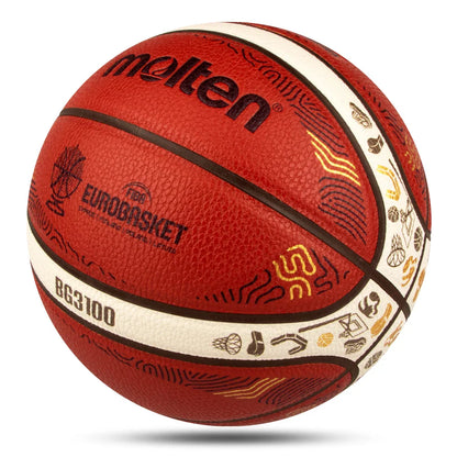2025 Molten Basketball — Official Size 5/6/7 PU Indoor & Outdoor Ball for Men, Training, Match & Team Games
