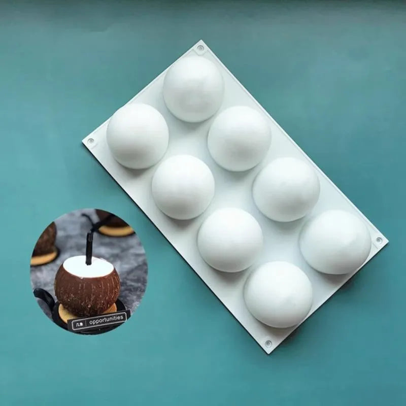 3D Fruit Shape Silicone Cake Mold — French Dessert Baking Tools for Brownies, Mousse & Pastry Decoration