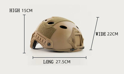 High-Quality Tactical Paintball & Airsoft Helmet – Army FAST Protective Helmet for Wargame & Tactical Use