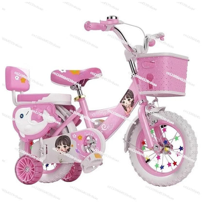 Children's Foldable Bicycle - 12-Inch Kids Bike for Ages 3–6 Years