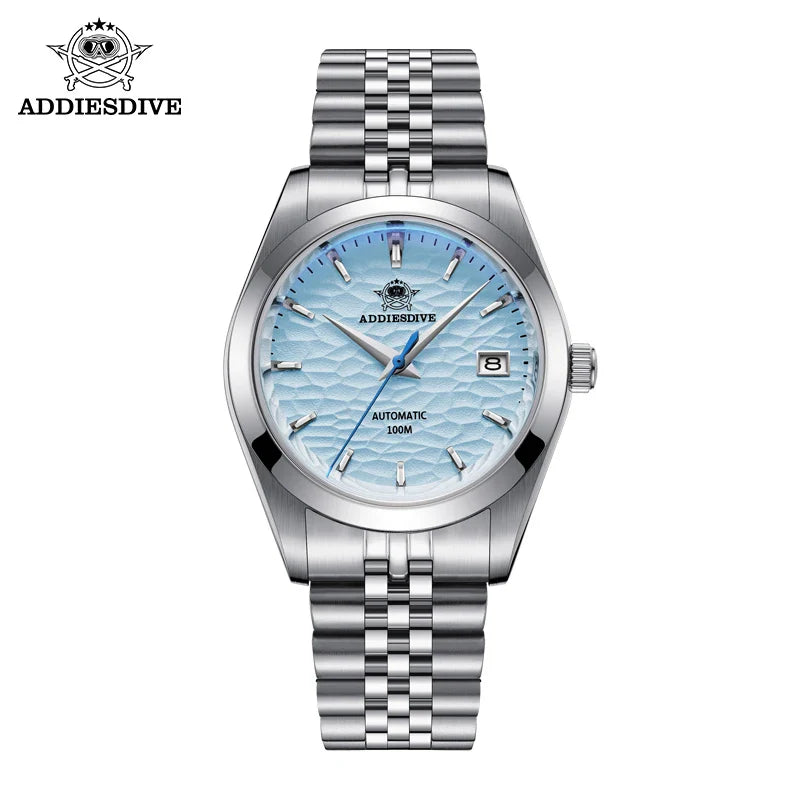 ADDIESDIVE 2024 Luxury Couple Watches – Sapphire Crystal Automatic Mechanical NH35A Steel Wristwatch for Men & Women Gift