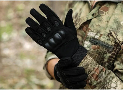Tactical Military Gloves – Anti-Slip Combat & Shooting Gloves for Men, All Finger Design for Bicycle & Outdoor Use