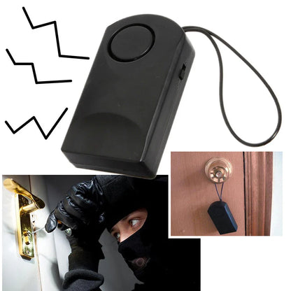 Portable 120dB Wireless Touch Sensor Security Alarm – Loud Door Knob Entry Alert for Anti-Theft, Hotel & Travel Safety