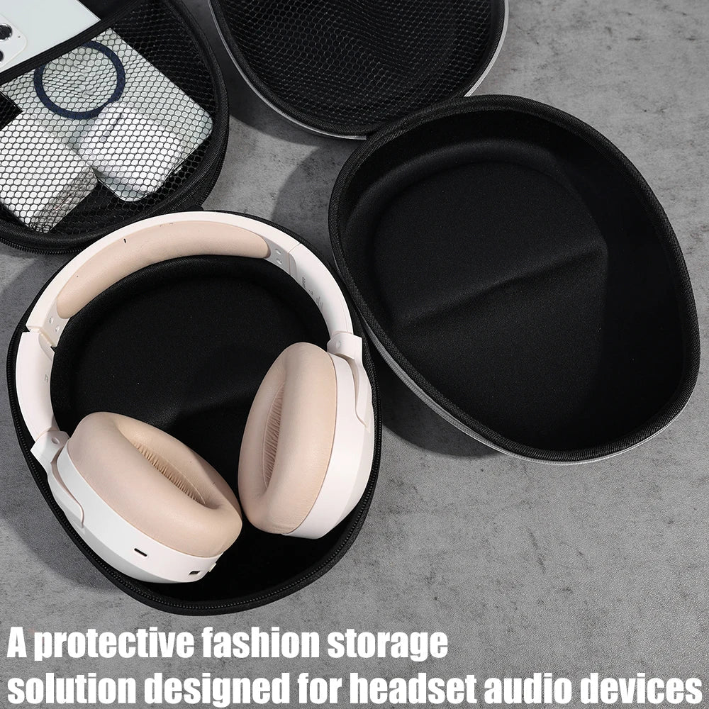 Universal Hard Headphone Case for Sony WH-1000XM4/WH-CH720N/MDR-ZX100 – Durable Storage Bag & Carrying Pouch