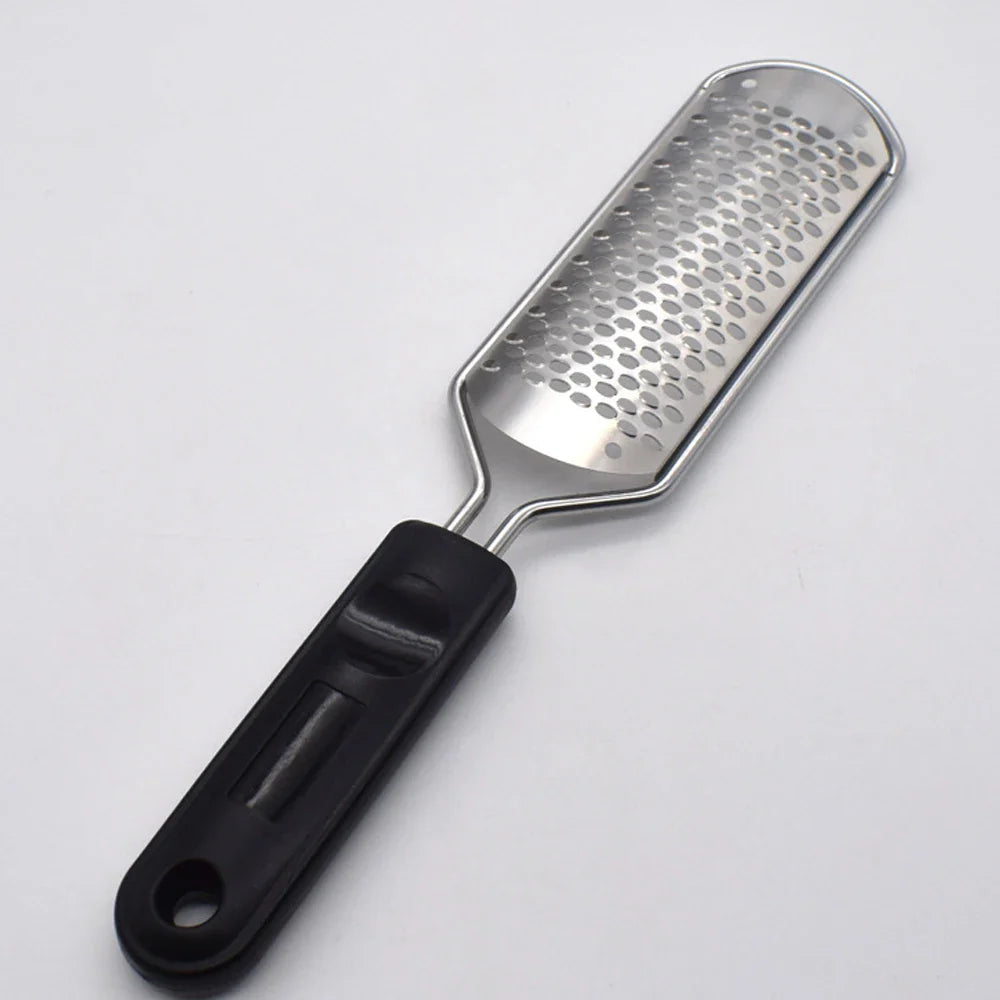 Stainless Steel Foot Rasp File - Professional Pedicure Tool for Heel Callus and Dead Skin Removal