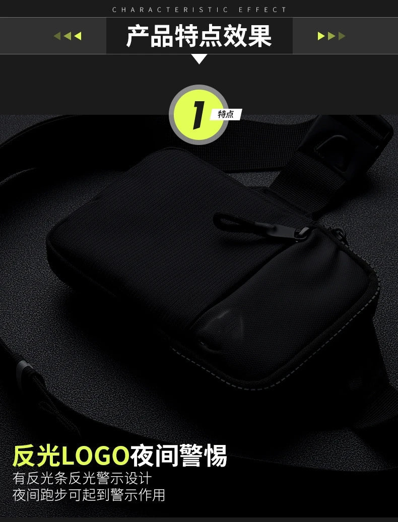 New Men & Women’s Chest Bag – Casual Crossbody Sports & Leisure Bag with Large Capacity